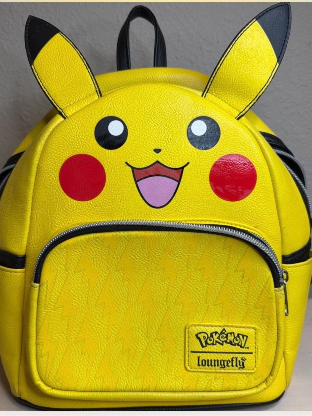 Loungefly Pikachu Yellow Kids Mini Backpack with Ear Details